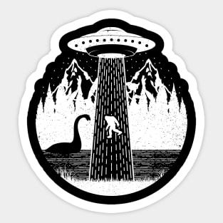 Bigfoot Ufo Abductees Sticker